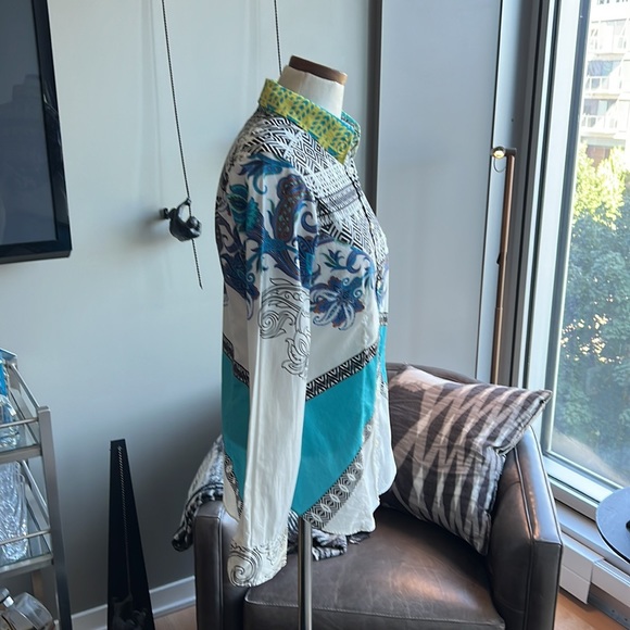 Women's ETRO Patterned Button Up Blouse Size 44 IT / 8 US - Picture 2 of 9